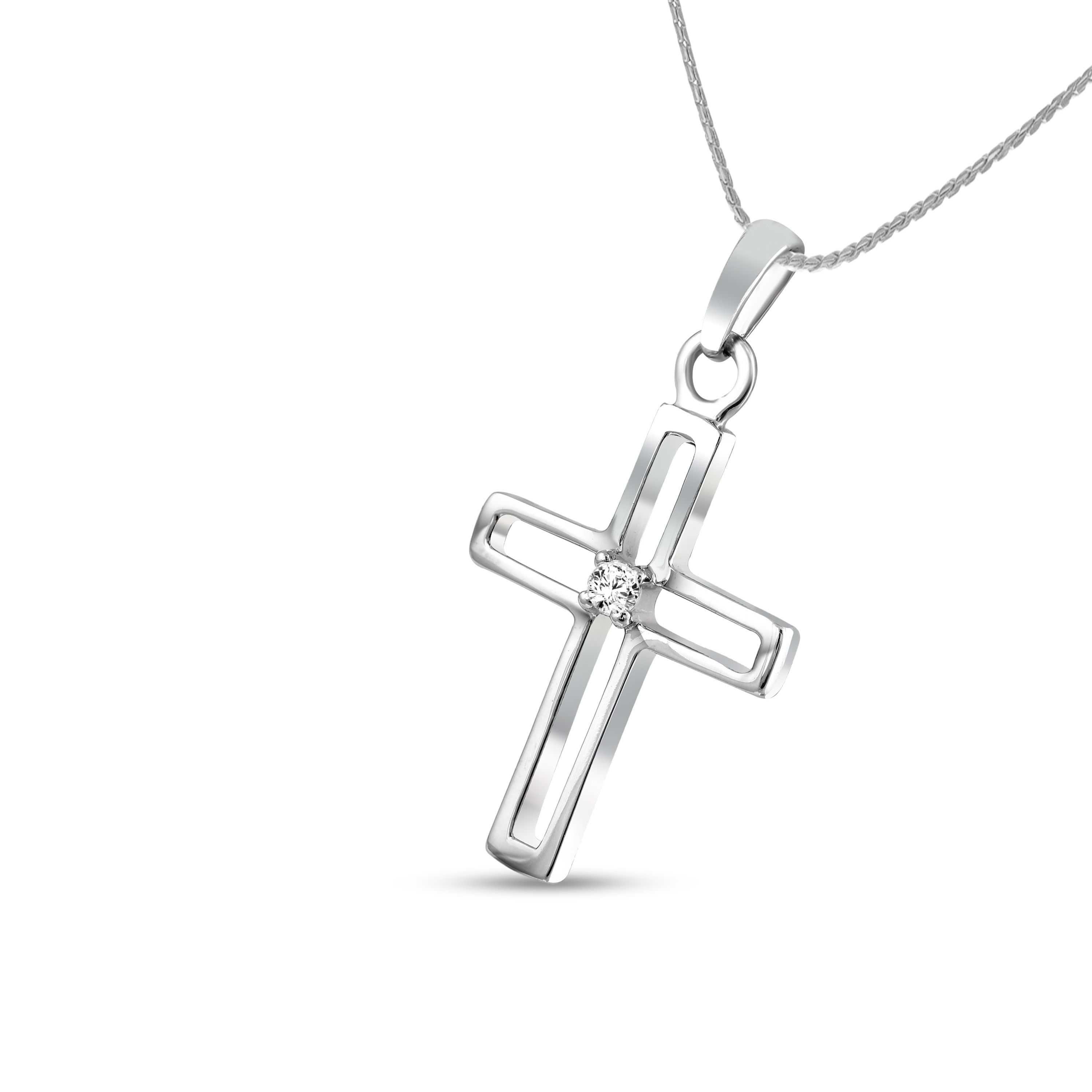 Classic Open Cross Necklace