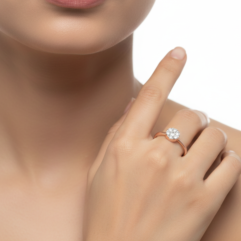 Maha Durga Mahishasura Mardini Diamond Pendant