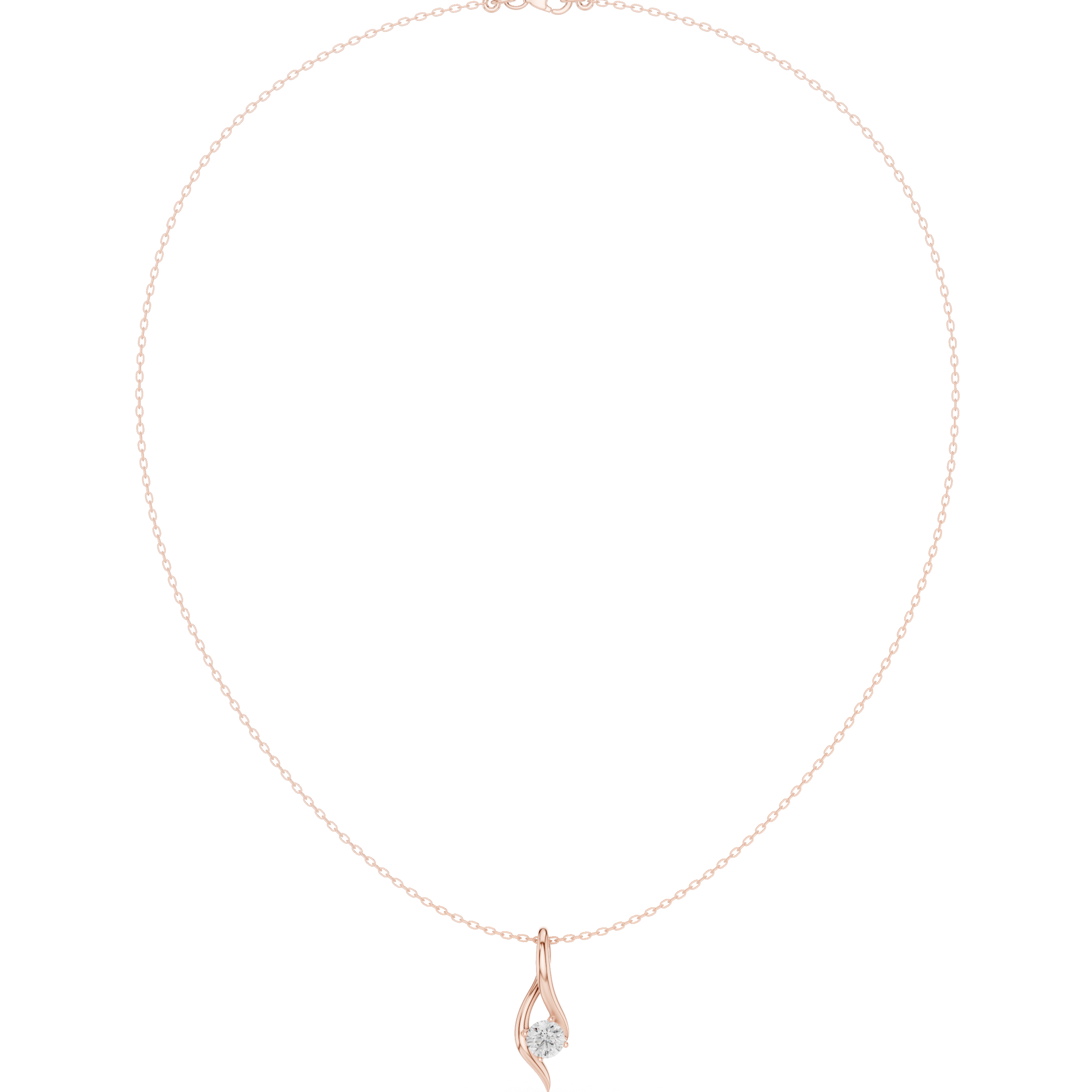 Serene Drop Solitaire Necklace