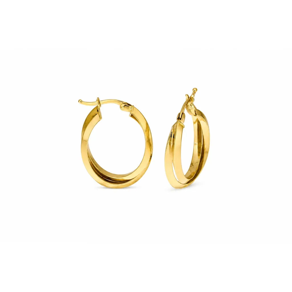 Hollow Gold Earring