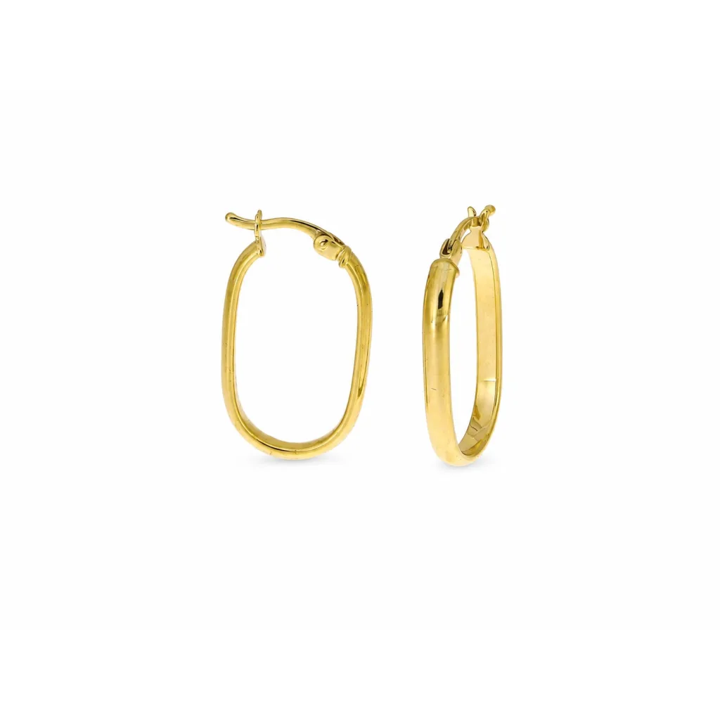 Hollow Gold Earring