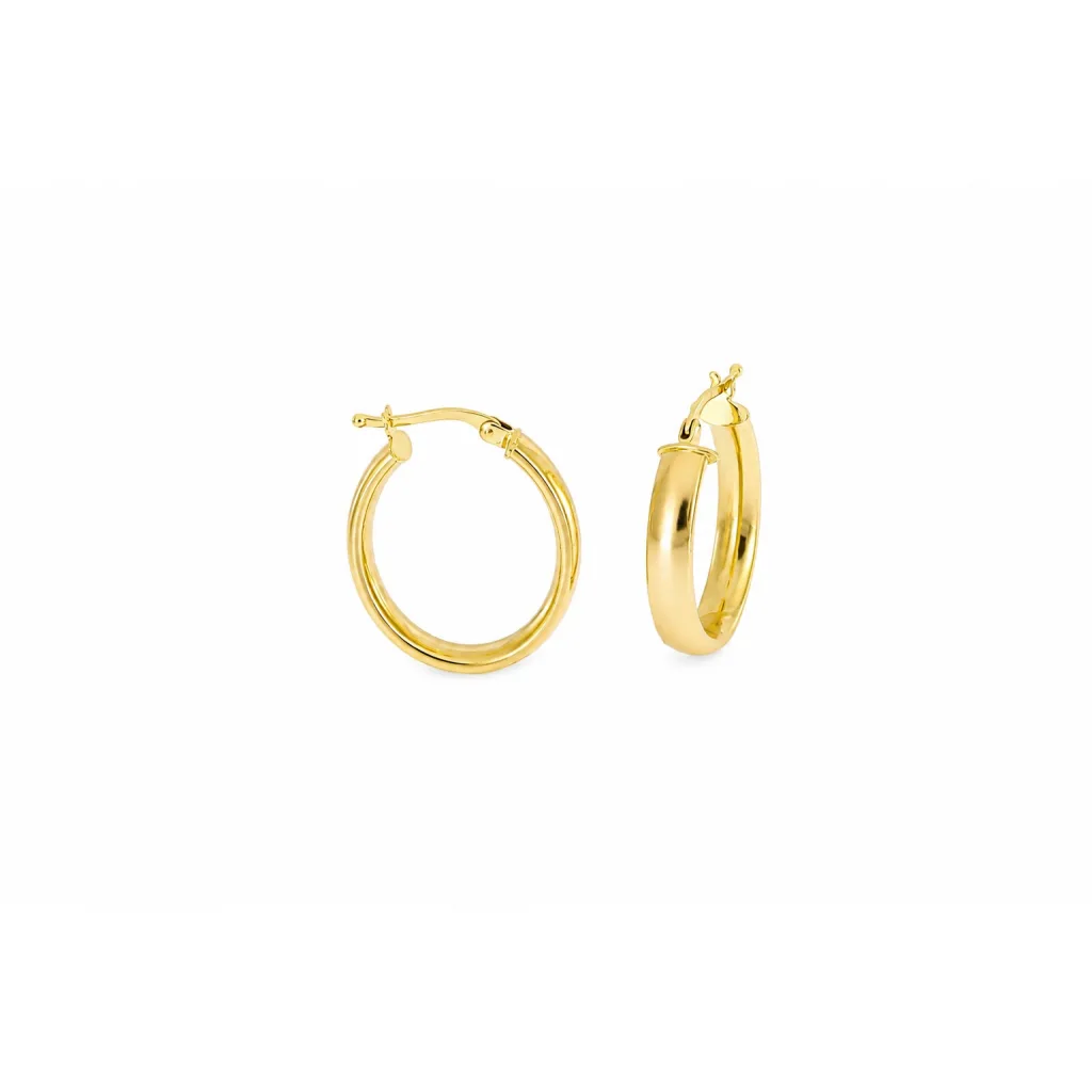 Hollow Gold Earring